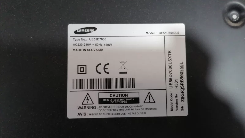 BN41-01622C, BN94-04420M, SAMSUNG UE55D7000 MAİNBOARD ANAKART