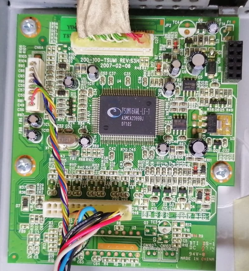 200-100-TSUMI , REV:S3H , ARÇELİK 700P LCD MONITOR MAIN BOARD