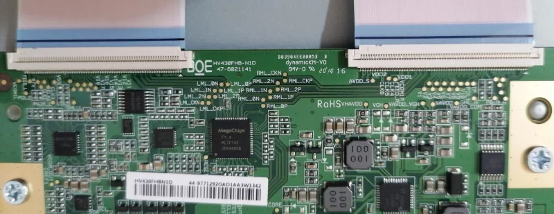 HV430FHB-N1D, 47-6021141, LG 43LM6300PLA T-CON BOARD