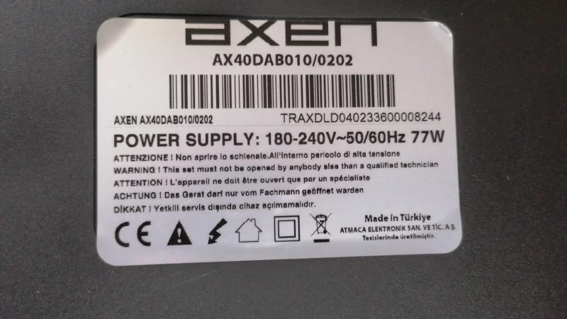 17AT010V1.0, AXEN AX40DAB010/0202 MAİNBOARD ANAKART