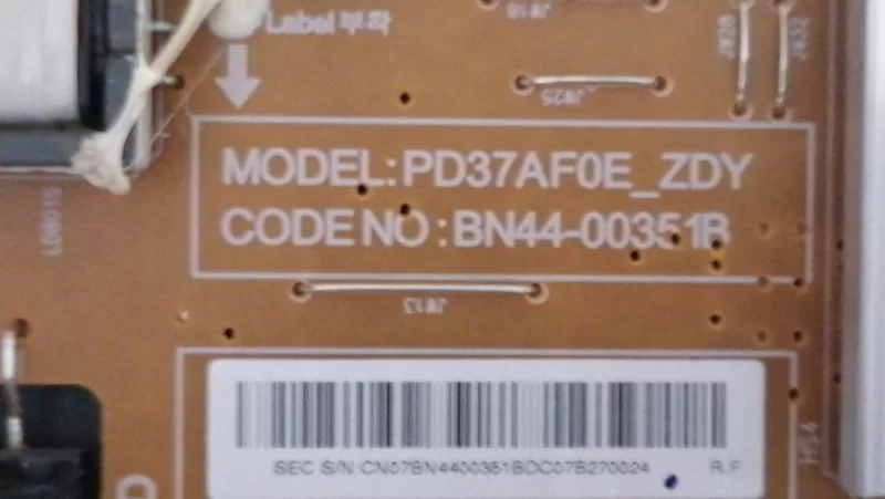 BN44-00351B, PD37AF05_ZDY, SAMSUNG UE37C5100 POWER BESLEME