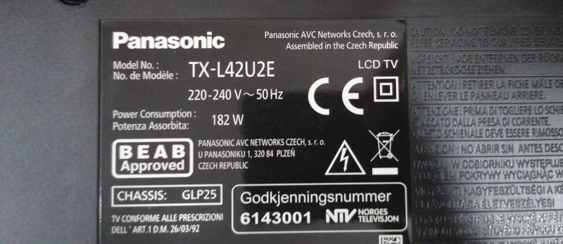 6632L-0620A, LC420WUN-SCD1, PANASONİC TX-L42U2E LED DRİVER