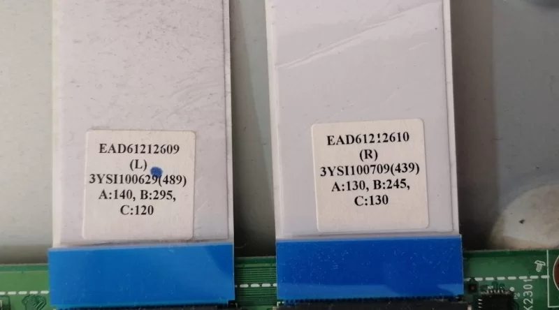 EAD61212609, EAD61212610, LG 32LD350 LVDS KABLOSU