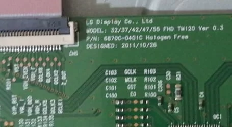 6870C-0401C, LG 42LS3400 T-CON BOARD