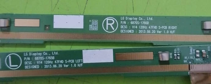 6870S-1765B, 6870S-1766B, LG 47LB652 LED PCB-GOF