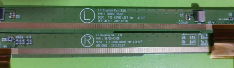 6870S-1352B, 6870S-1353B, LG 42LM640 PANEL PCB-GOF