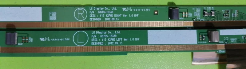 6870S-1533D, 6870S-1534D, PANASONİC TX-L42ETW PANEL PCB-GOF