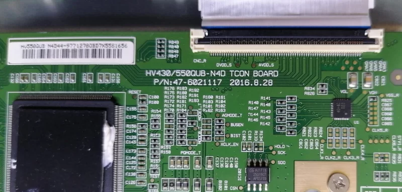 HV430/550QUB-N4D, 47-6021117, AXEN AX55LEDA88 TCON BOARD