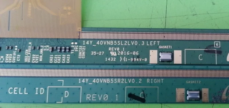 14Y_40VNB5SL2LV0.3, 14Y_40VNB5SR2LV0.2, SAMSUNG UE40H6470 PANEL PCB-GOF