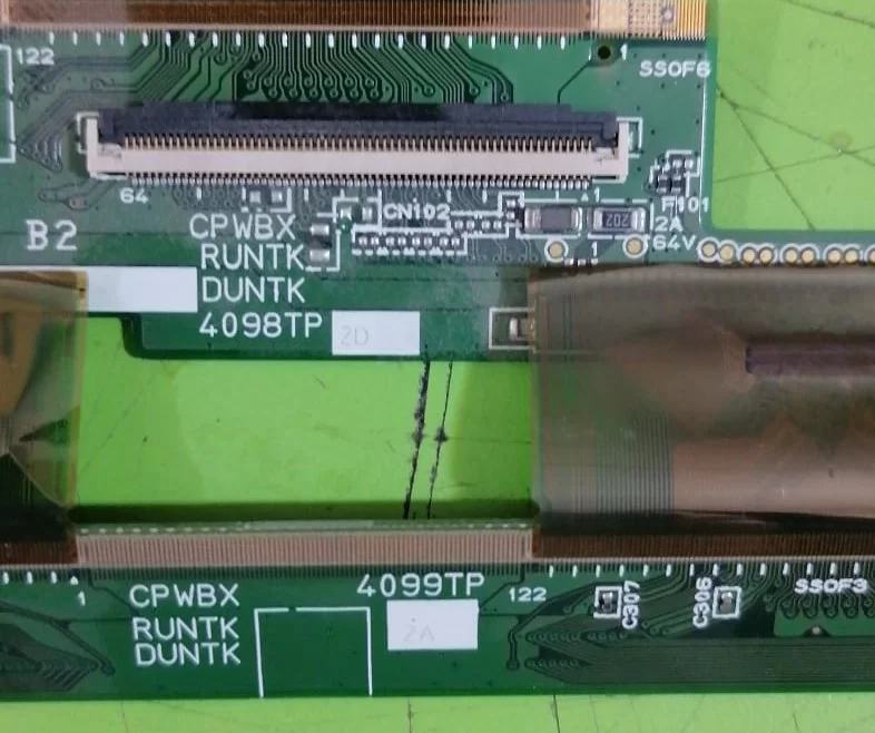 CPWBX RUNTK DUNTK 4098TP 4099TP, LG 32LG2100 PANEL PCB-GOF