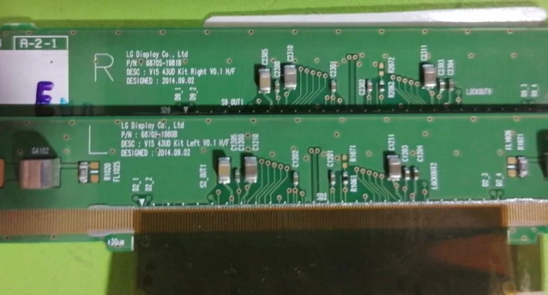 6870S-1980B, 6870S-1981S, LG 43UH610 PANEL PCB-GOF