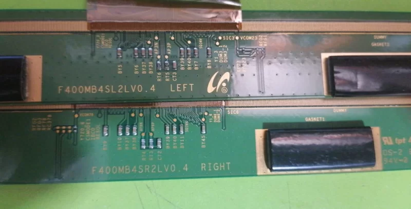 F400MB4SL4SL2LV0-4, LEFT RIGHT SAMSUNG LE40C530 PANEL PCB-GOF