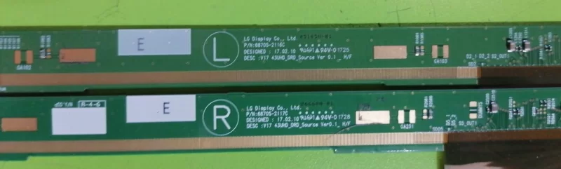 6870S-2116C, 6870S-2117C, ARÇELİK A43L 8740 PANEL PCB-GOF