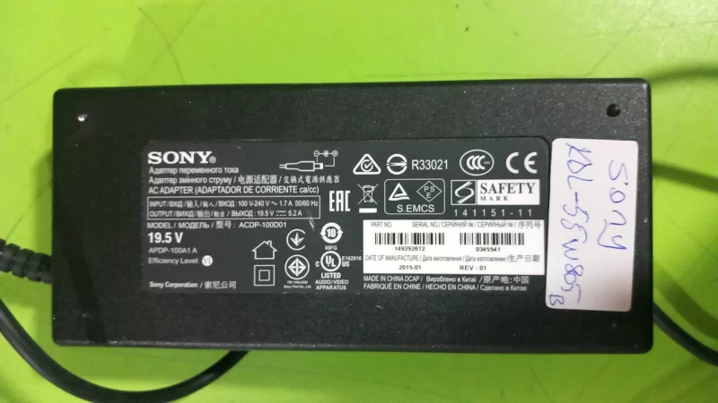 19,5v , 5,2a ,  Kdl-55w805b Tv Adaptorü 