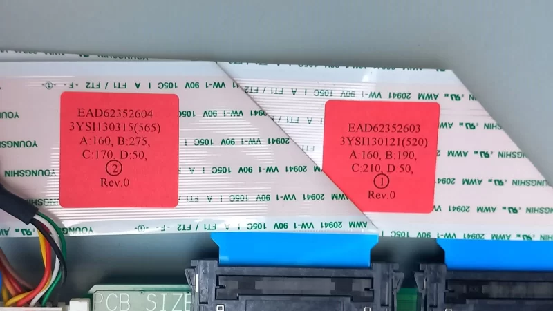 Ead62352603, Ead62352604, Lg 47LA740S, 47LA860  Lvds Kablosu