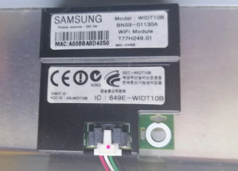 BN59-01130A, WIDT10B, SAMSUNG UE40D6510, UE40D6500 WİFİ MODÜL