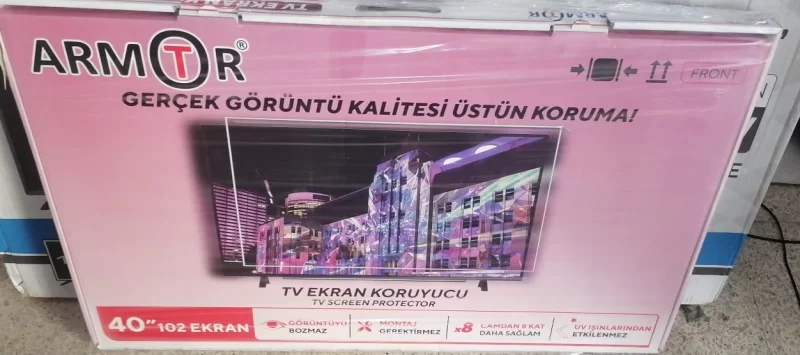 40' 102 EKRAN TELEVİZYON EKRAN KORUYUCU, TV EKRAN KIRILMASINA SON