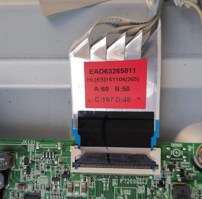 EAD63265811 LG 43LH670V LVDS KABLOSU