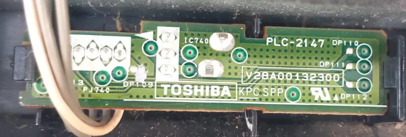 PLC-2147, V28A00132300, TOSHİBA 32HV10G GÖZ SENSÖR IR