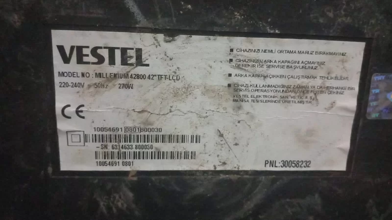 6870C-0150B, 1150A2, Vestel Mıllenıum 42800 T Con Board