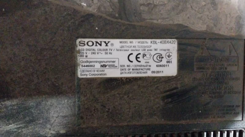 SONY KDL-40BX420 MB MT66_EU S0100-2  SONY ANAKART MAİNBOARD