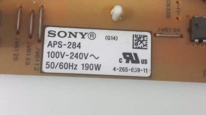 Sony Kdl-40bx420 Aps-284 1-884-744-11 (11-732-812-11),147431031 Besleme