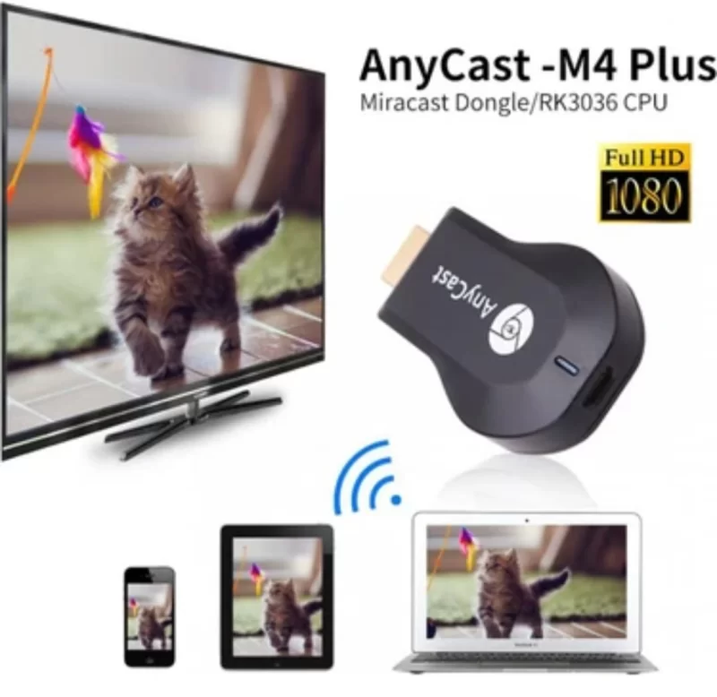 Anycast M4 Plus Kablosuz HDMI Görüntü Aktarıcı