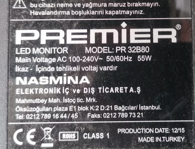 471R1005, KB-6160 PREMİER PR 32B80 GÖZ SENSÖR IR