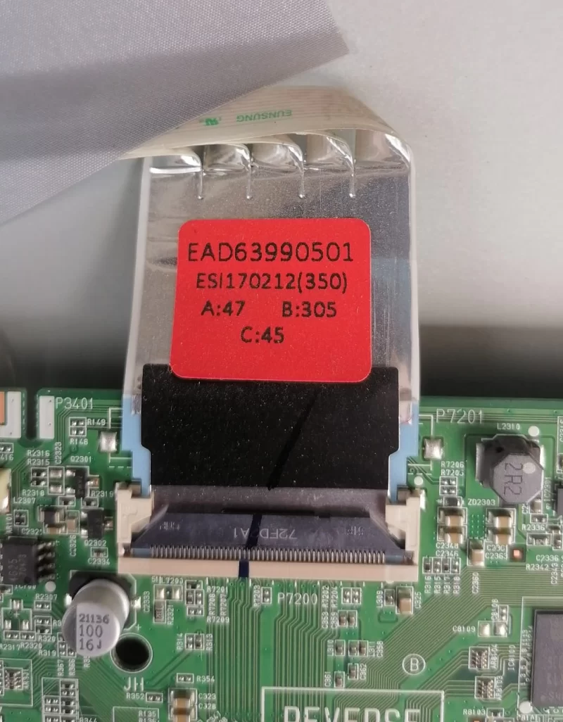 EAD63990501, LG 43LJ594V LVDS KABLOSU