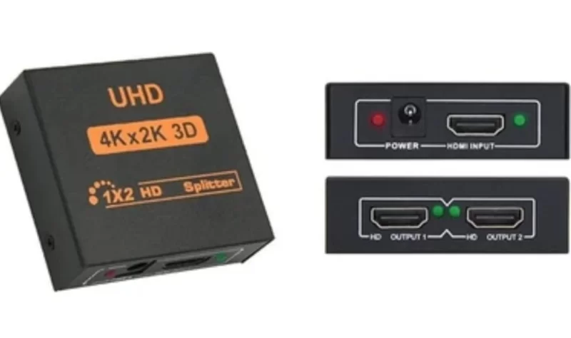 Hdm 1 Giriş 2 Çıkış 4k Hdmı Çoklayıcı Uhd 3d Hdmı Uyumlu Splitter