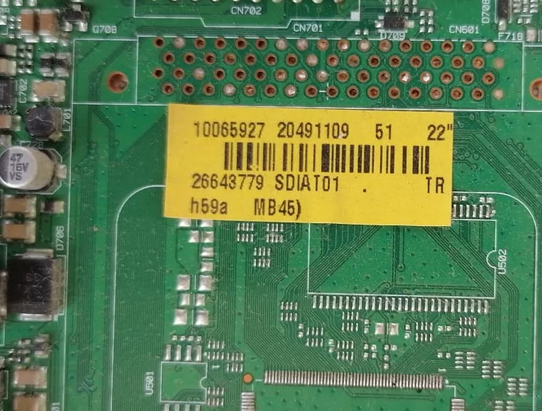 17MB45-3,10065927, 20491109, VESTEL 22VH3010b MAİNBOARD ANAKART