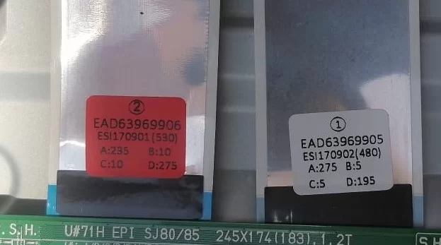 EAD63969906, EAD63969905, LG 49SJ800V LVDS KABLOSU