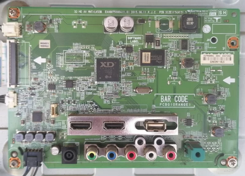 EAX66750804, LG 32MB17HM-B MAİNBOARD ANAKART