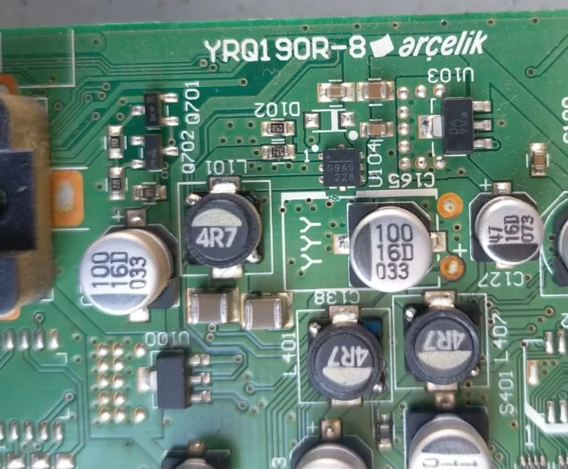 YRQ190R-8, XZW DZZ, ARÇELİK F82-203 MAİNBOARD ANAKART