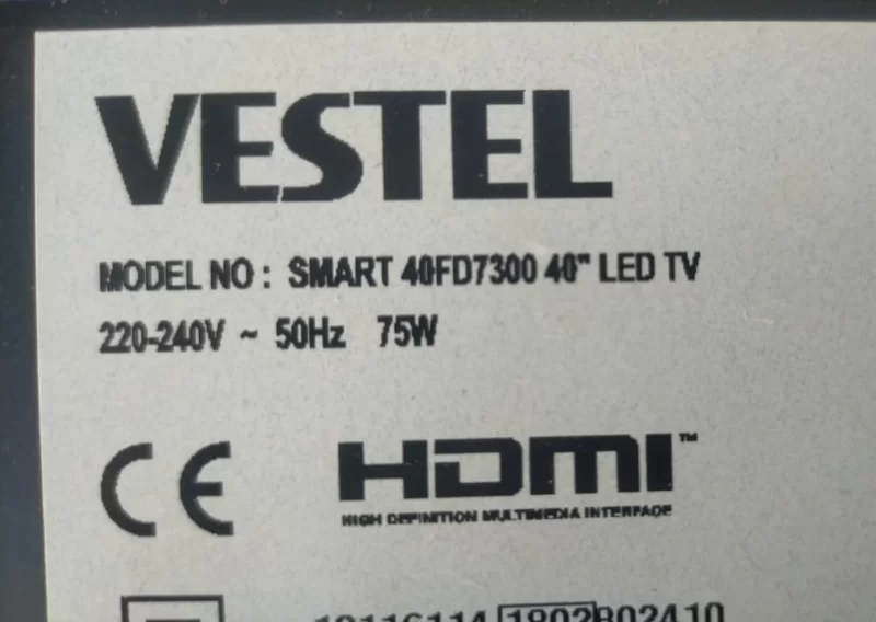 17IPS12, 23321125, 27988552, VESTEL 40FD7300 POWER BESLEME