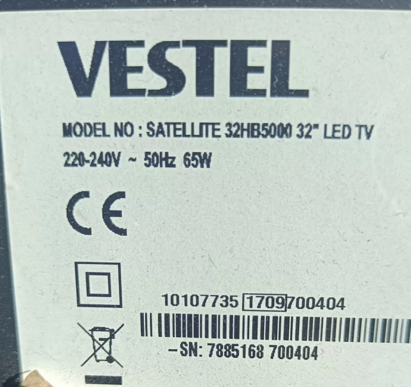 17IPS62, 28211023, 23367482, VESTEL 32HB5000 POWER BESLEME