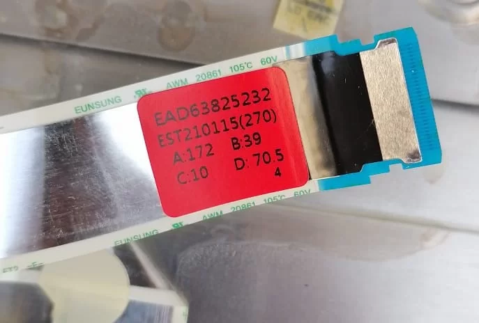 EAD63825232, LG 27GN750-B MONİTÖR LVDS KABLO