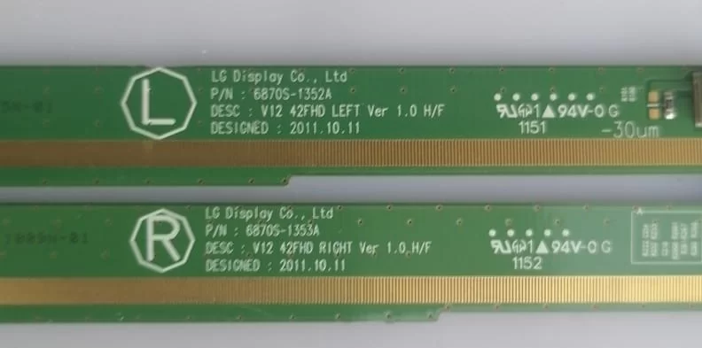 6870S-1352A, 6870S-1353A PANEL PCB-GOF