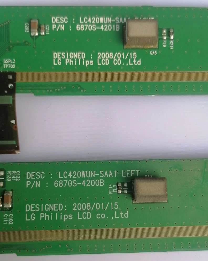 6870S-4200B, 4201B, LC420WUNSAA1, SAĞ SOL PANEL PCB-GOF