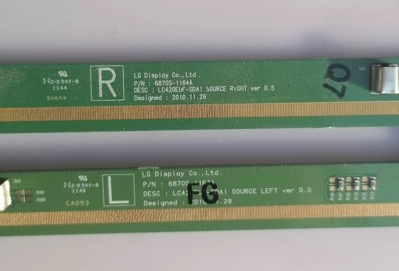 6870S-1163A 6870S-1164A, LC420EUF-SDA1, SAĞ SOL PANEL PCB-GOF