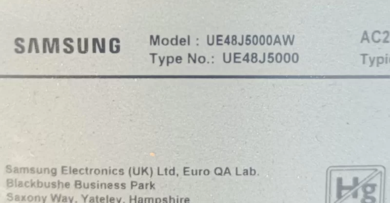 BN41-02111A, LSF480HN01, SAMSUNG UE48J5000AW TCON BOARD