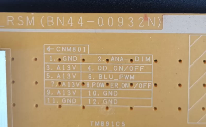 BN44-00932N, SAMSUNG UE49RU7100 POWER BESLEME