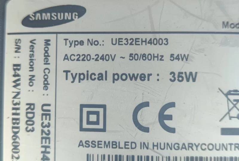 BN41-01897A, BN94-060088, SAMSUNG UE32EH4003 MAİNBOARD ANAKART