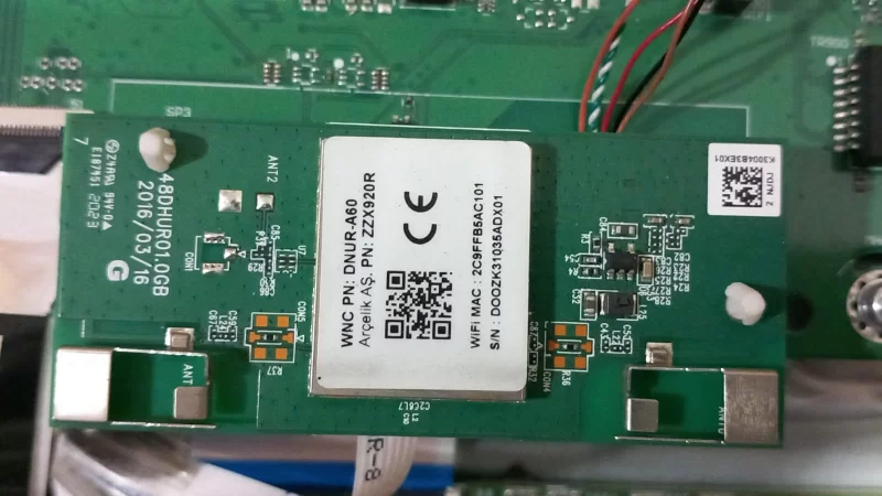 Zzx920r-5, Beko  B43 A 670 A ,  Arçelik A43 A 670 A  Wifi Modül