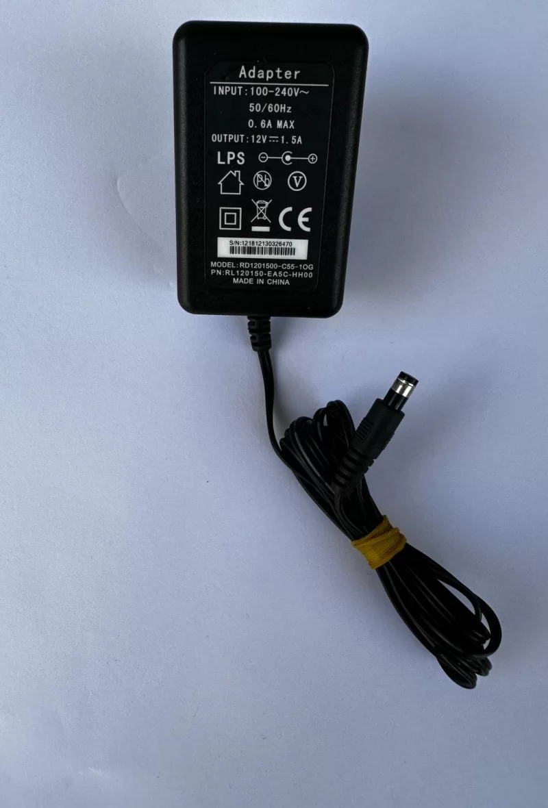 12 Volt 1.5 Amper Standart Uç Adaptör