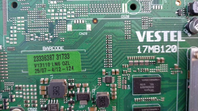 17MB120, 23336387 , 31733 , VESTEL 43PUS6031 Main Board Anakart