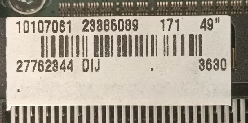 17MB120, 10107061, 23386089 Regal 49R6010U Anakart Maınboard