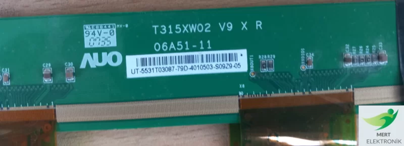 T315XW02 PANEL PCB-GOF