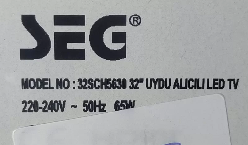 17MB140, 23457718, 10113426, SEG 32SCH5630 MAİNBOARD ANAKART