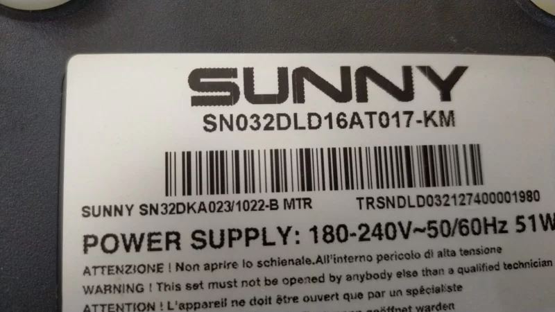 6870C-0442B, Sunny SN032DLD12AT017-TM,T CON